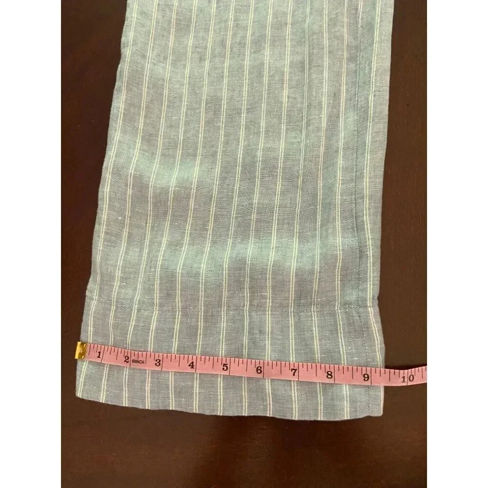 Everlane NWT Blue & White Striped Linen Jumpsuit WITHOUT BELT Size 0